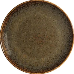 Barstuff Bonna Ore Tierra Gourmet Teller flach 17cm braun - 12 Stück
