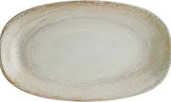 Barstuff Bonna Patera Gourmet Platte oval 24x14cm beige - 12 Stück