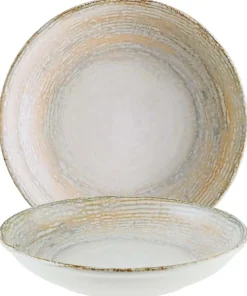 Barstuff Bonna Patera Gourmet Teller tief 20cm beige - 12 Stück