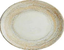 Barstuff Bonna Patera Moove Platte oval 25x19cm braun - 12 Stück