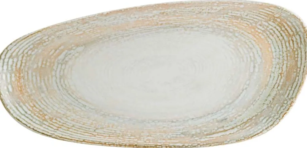Barstuff Bonna Patera Vago Platte oval 36cm beige - 12 Stück
