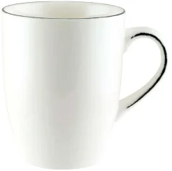 Barstuff Bonna Retro Black Conic Bockbecher 33cl creme - 24 Stück