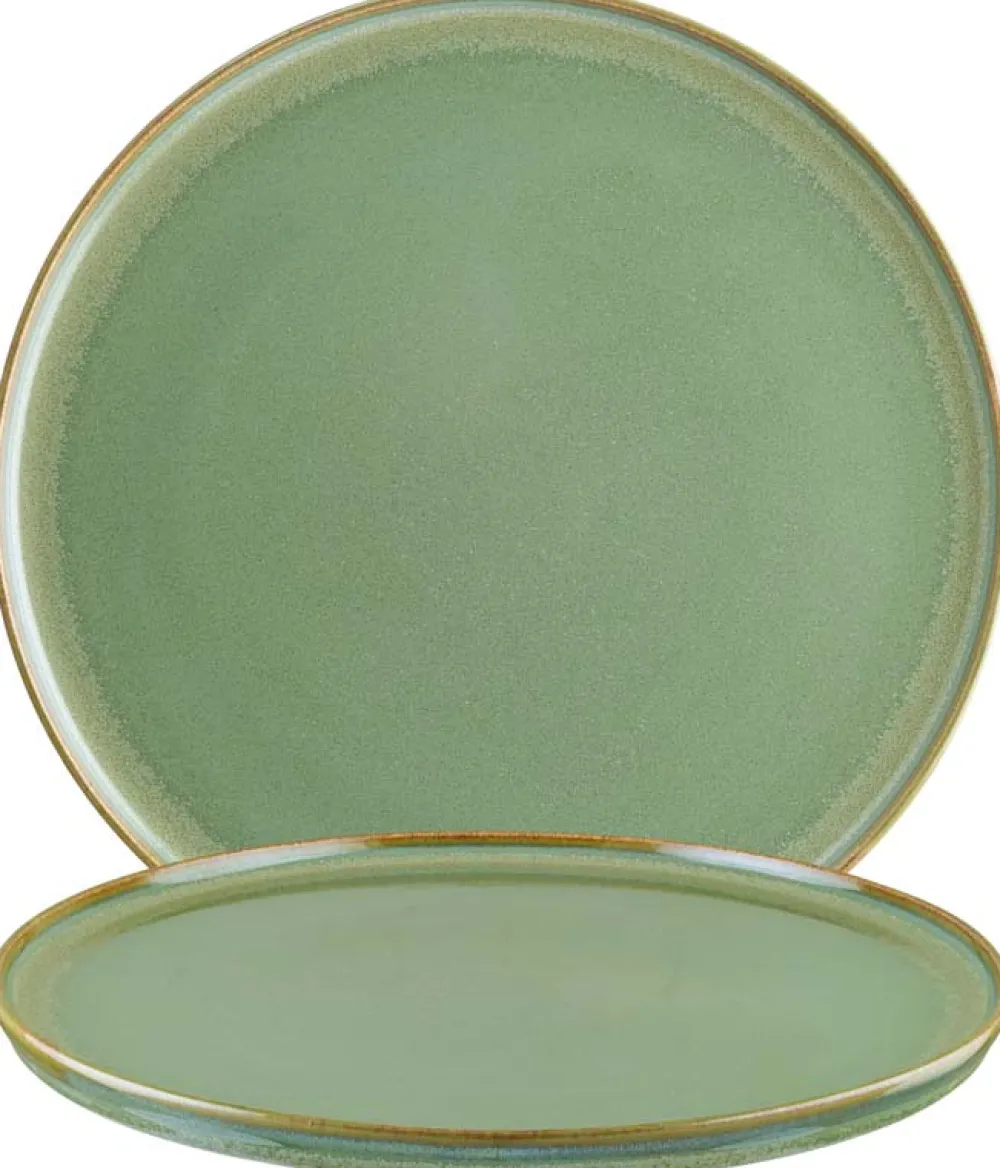 Barstuff Bonna Sage Hygge Teller flach 28cm grün - 6 Stück
