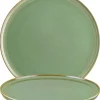 Barstuff Bonna Sage Hygge Teller flach 16cm grün - 12 Stück