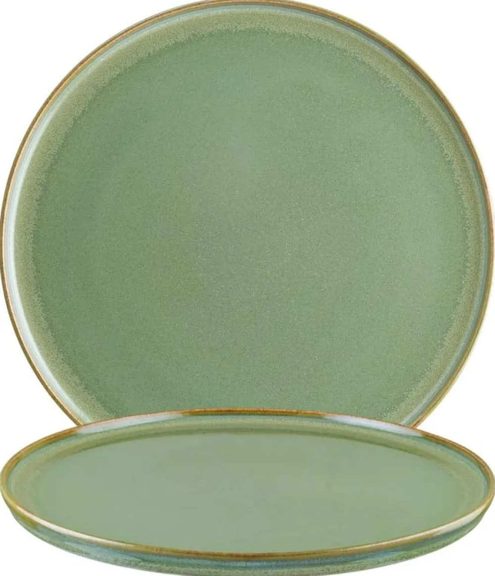 Barstuff Bonna Sage Hygge Teller flach 16cm grün - 12 Stück