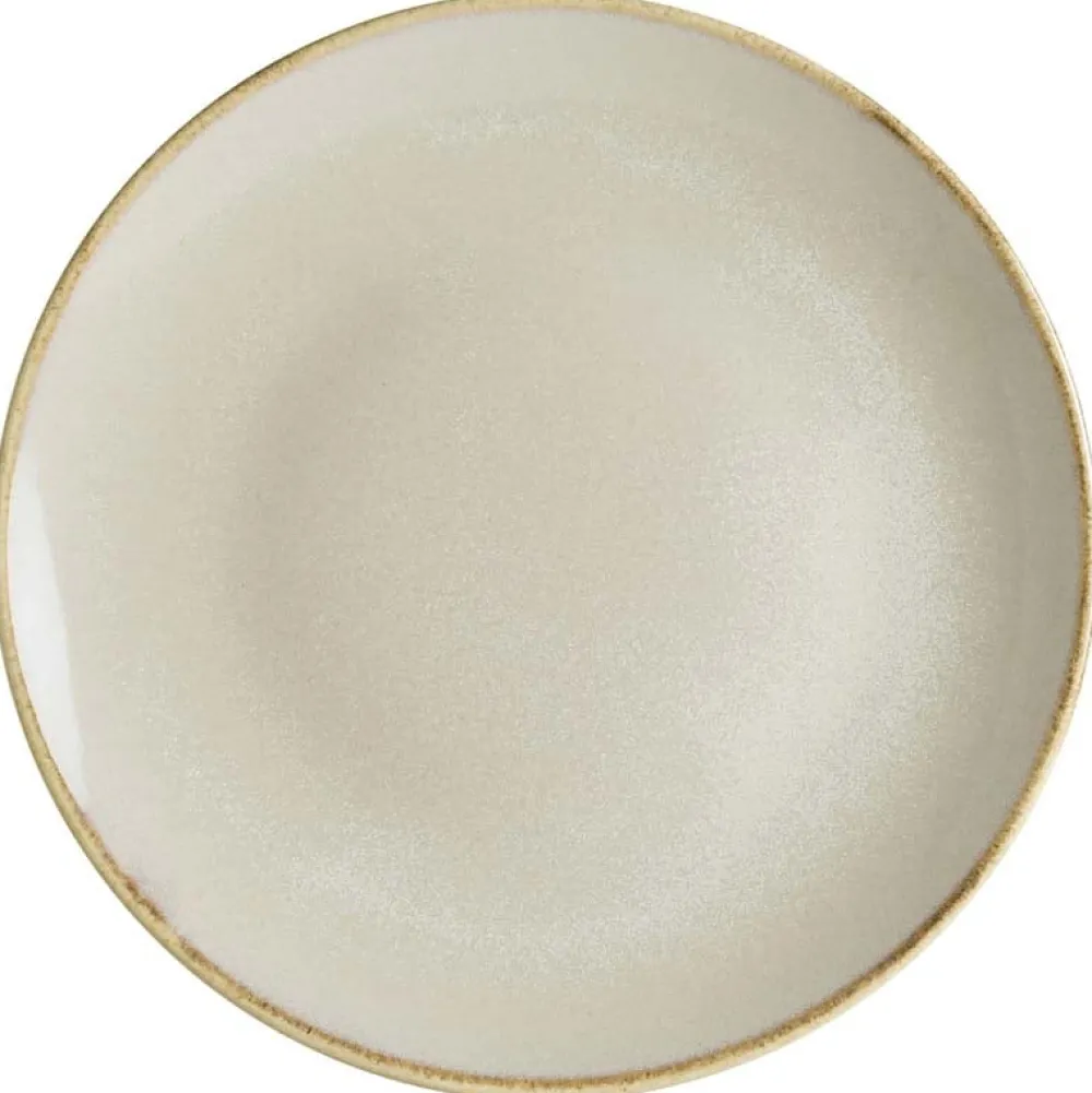 Barstuff Bonna Sand Gourmet Teller flach 21cm beige - 12 Stück