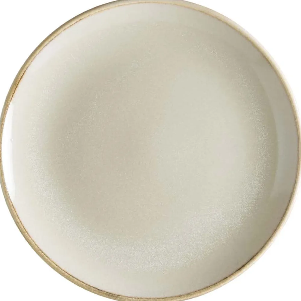 Barstuff Bonna Sand Gourmet Teller flach 25cm beige - 12 Stück
