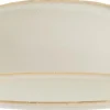 Barstuff Bonna Sand Hygge Platte oval 30x16cm beige - 6 Stück