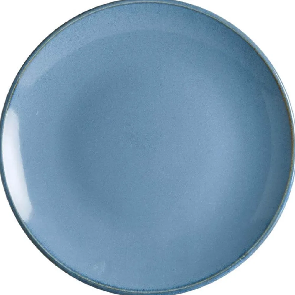 Barstuff Bonna Sky Gourmet Teller flach 21cm blau - 12 Stück