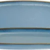 Barstuff Bonna Sky Hygge Platte tief oval 21x10cm blau - 12 Stück