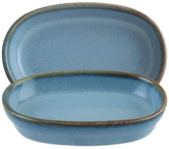 Barstuff Bonna Sky Hygge Schale oval 10x6,5cm, 6cl blau - 12 Stück