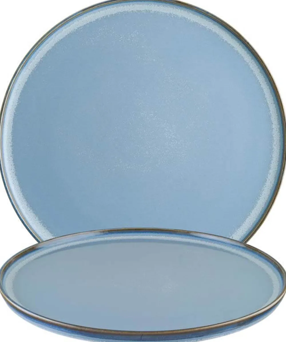 Barstuff Bonna Sky Hygge Teller flach 22cm blau - 6 Stück