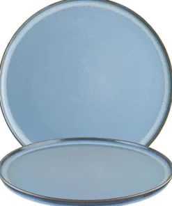 Barstuff Bonna Sky Hygge Teller flach 28cm blau - 6 Stück
