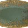 Barstuff Bonna Snell Sage Gourmet Platte oval 24x14cm grün - 12 Stück