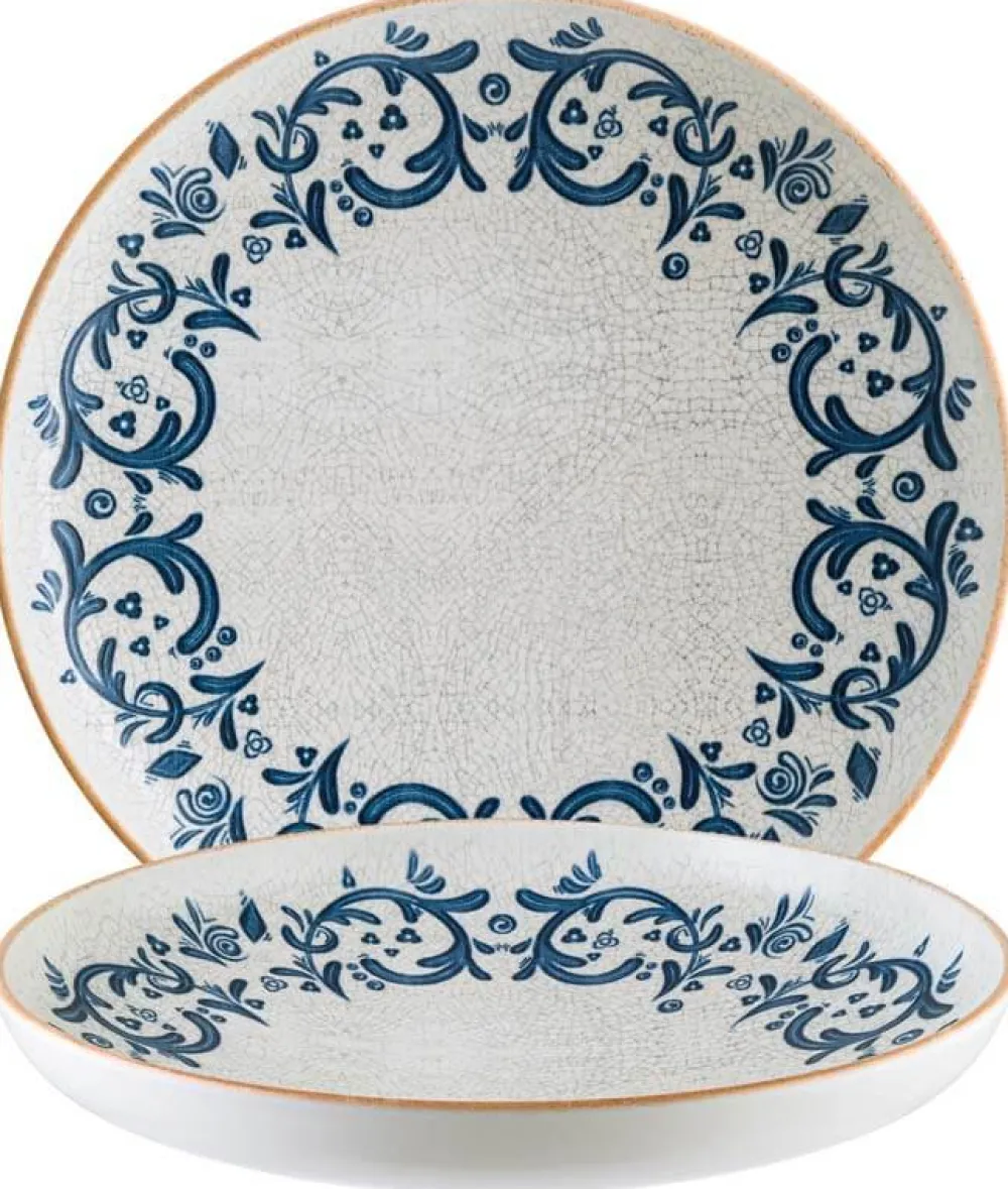 Barstuff Bonna Viento Hygge Pastateller 25cm blau - 6 Stück