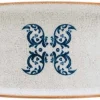 Barstuff Bonna Viento Hygge Platte tief oval 21x10cm blau - 12 Stück