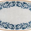 Barstuff Bonna Viento Hygge Platte oval 30x16cm blau - 6 Stück