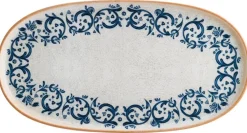 Barstuff Bonna Viento Hygge Platte oval 30x16cm blau - 6 Stück
