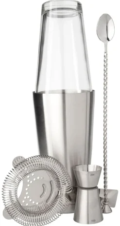 Barstuff Boston Shaker Deluxe, matt - Prime Bar Set