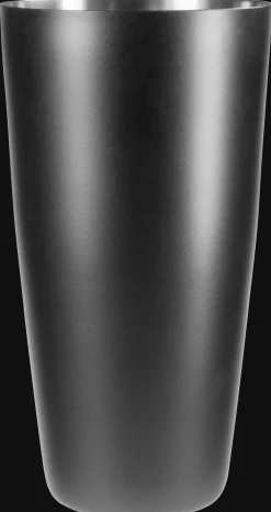 Barstuff Boston Shaker, pulverbeschichteter Edelstahl - schwarz (850ml)