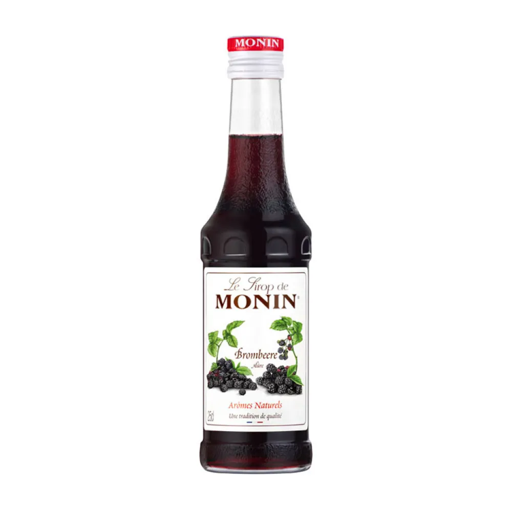 Barstuff Brombeere - Monin Sirup Kleinflasche (0,25l)