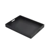 Barstuff Butler-Tablett, Akazienholz schwarz - 44x32x4,5cm