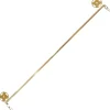 Barstuff Café Absperrung (Stange140cm + Ringplatten) Titanium gold für Tücher