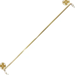 Barstuff Café Absperrung (Stange140cm + Ringplatten) Titanium gold für Tücher