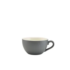 Barstuff Cappuccinotasse Porzellan matt grau – 175 ml (6 Stk.)