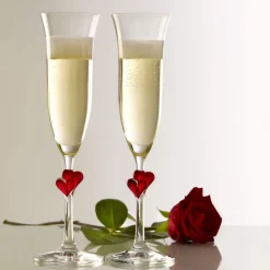 Barstuff Champagnerglas rot L'Amour, Stölzle - 175ml