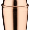 Barstuff Cocktail Shaker, Edelstahl kupferfarben, poliert, dreiteilig - 500ml