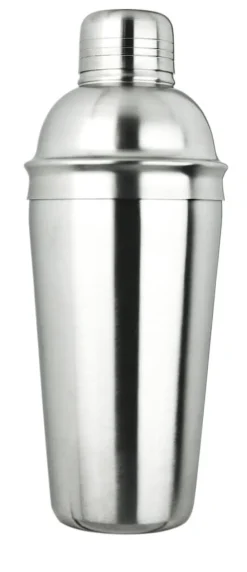 Barstuff Cocktail Shaker, Edelstahl, dreiteilig, matt - 700ml