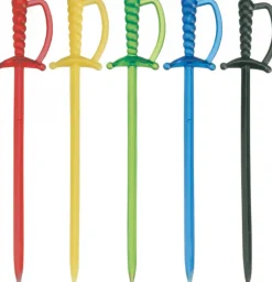 Barstuff Cocktailpicker Degen, bunt - 15 x 80mm (250Stk.)