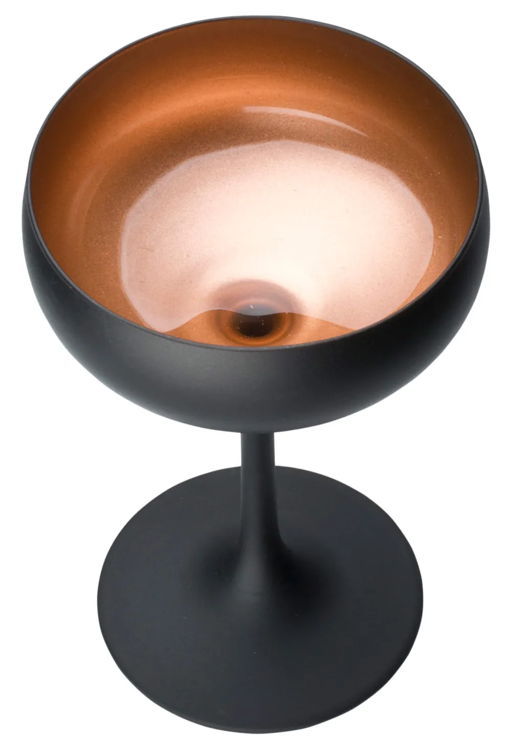 Barstuff Cocktailschale, matt schwarz/bronze, Elements Stölzle - 230ml