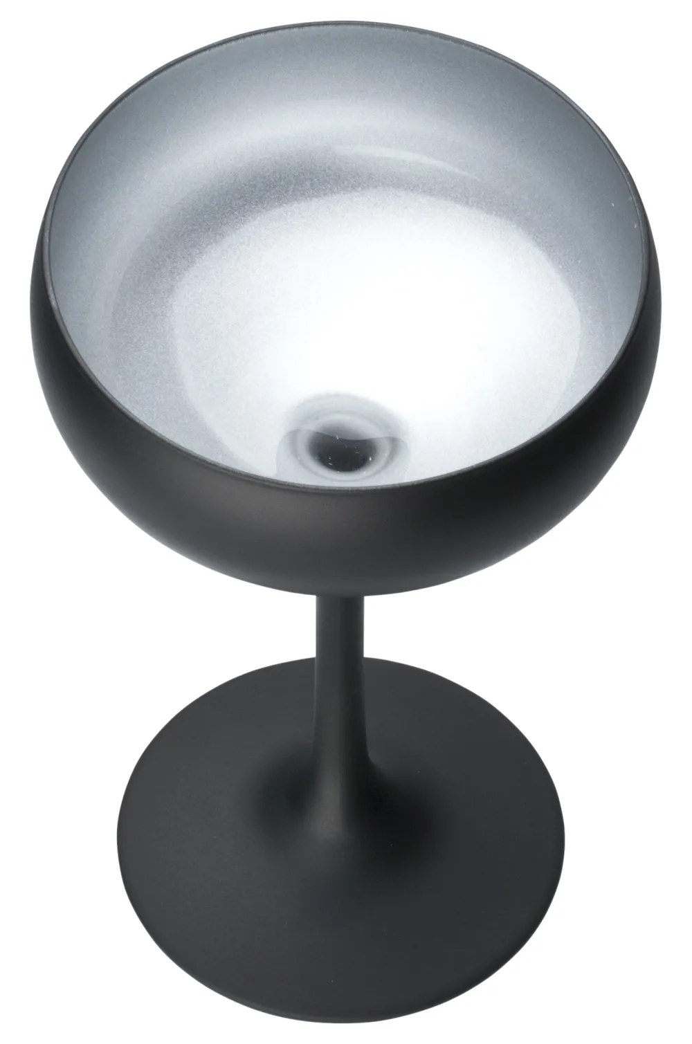 Barstuff Cocktailschale, matt schwarz/silber, Elements Stölzle - 230ml