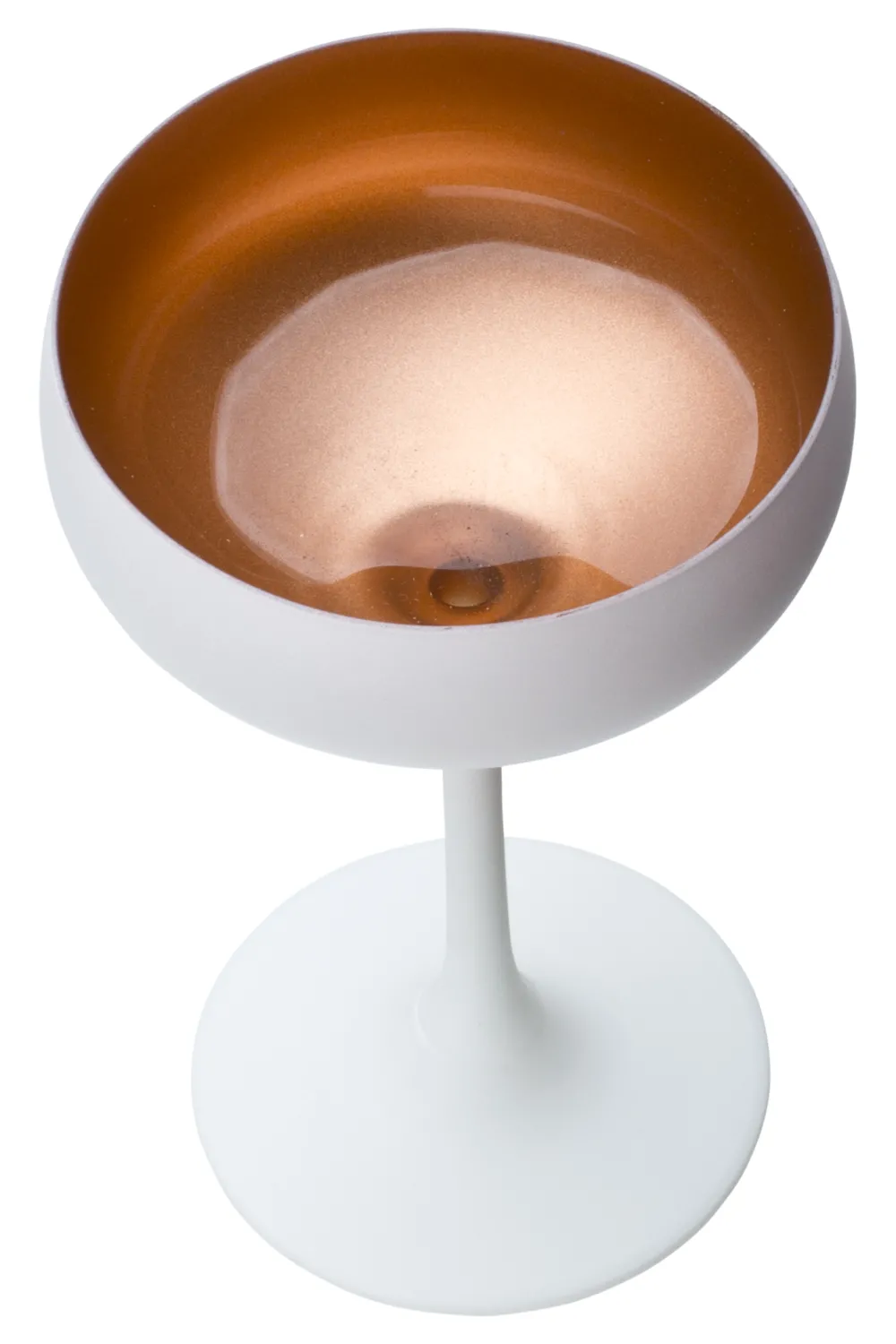 Barstuff Cocktailschale, matt weiß/bronze, Elements Stölzle - 230ml