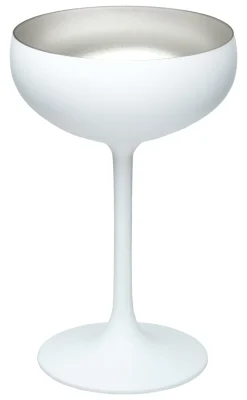 Barstuff Cocktailschale, matt weiß/silber, Elements Stölzle - 230ml