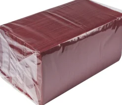 Barstuff Cocktailservietten Duni, Zellstoff, 3-lag., 24x24cm - bordeaux (250 Stk.)