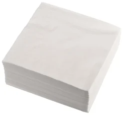 Barstuff Cocktailservietten, 24x24cm, 1/4 Falz, 2-lagig - weiß (300 Stk.)