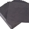Barstuff Cocktailservietten, 24x24cm, 1/4 Falz, 2-lagig - schwarz (300 Stk.)