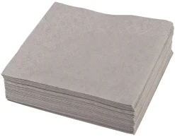 Barstuff Cocktailservietten, 24x24cm, 1/4 Falz, 2-lagig - grau (300 Stk.)