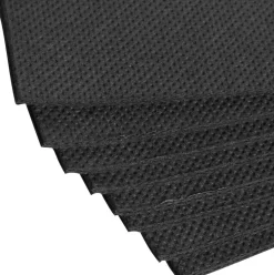 Barstuff Cocktailservietten 20x20cm, 1/4 Falz, 2-lagig - schwarz (125 Stk.)