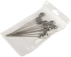 Barstuff Cocktailspieße Skull, Metall - 11,3cm (10 Stk.)