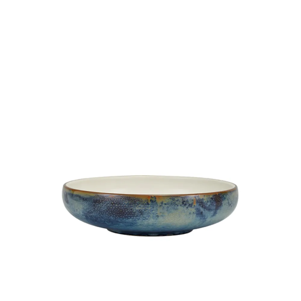 Barstuff Coupe-Schale Terra Aqua Blue innen weiß – 20,5 cm (6 Stk.)