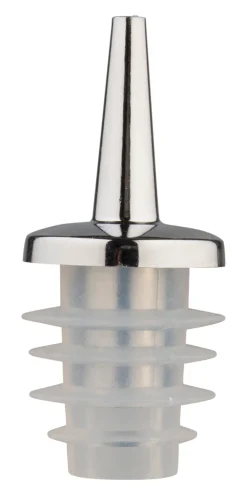 Barstuff Dash Bottle Ausgießer - Silikon, verchromt
