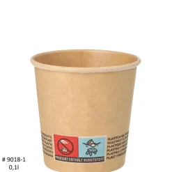 Barstuff Deckel für Espressobecher, Plastik weiß - 6cm (50 Stk.)