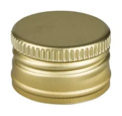 Barstuff Deckel 22mm, goldfarben, Aluminium - für Geradhalsflaschen