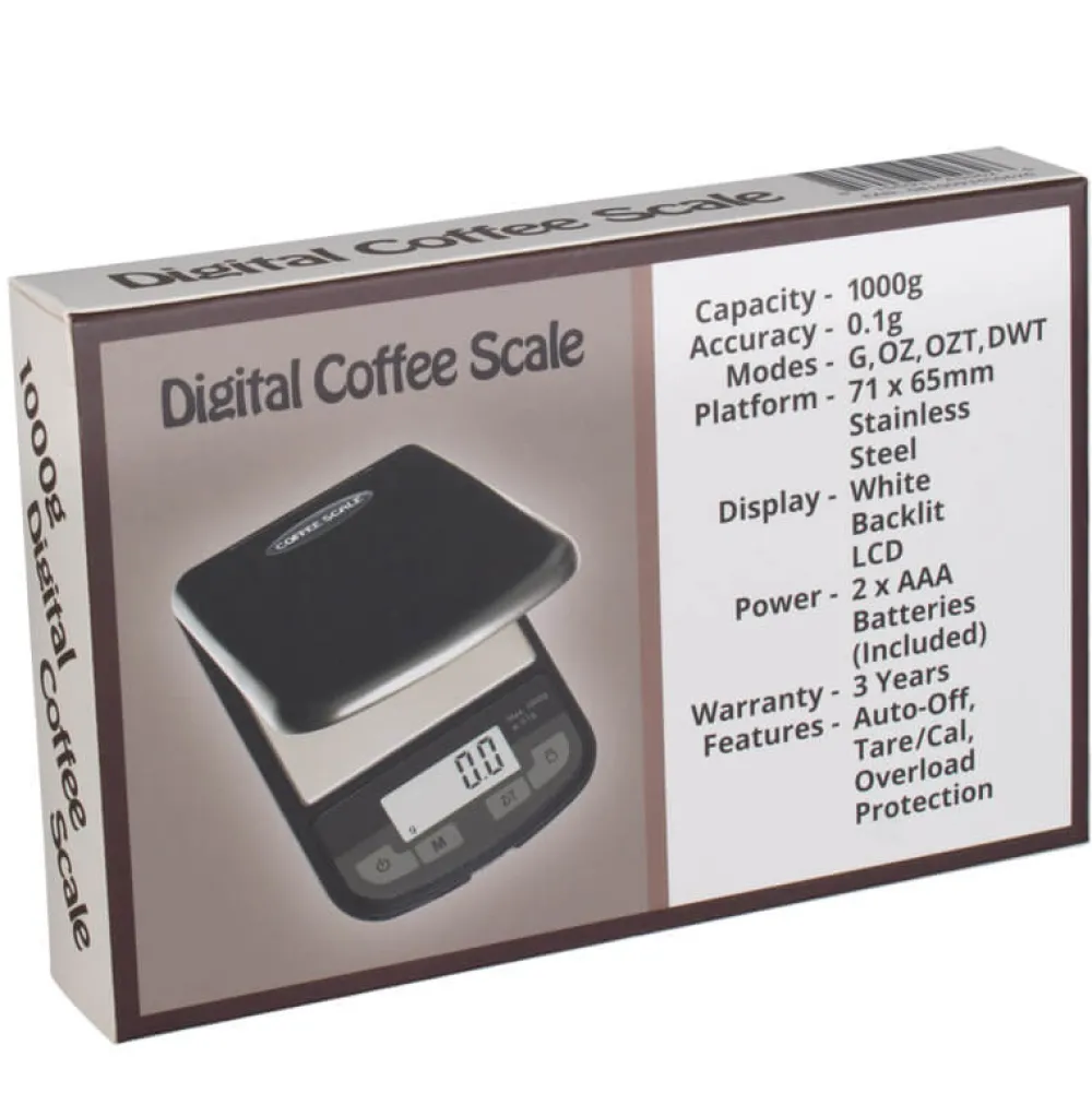 Barstuff Digitale Kaffeewaage 1000g /0,1g