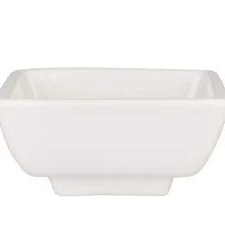 Barstuff Dipschale eckig, Porzellan, weiß - 7x7x4cm