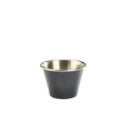 Barstuff Dipschale, Edelstahl, schwarz - 71ml (24 Stk.)